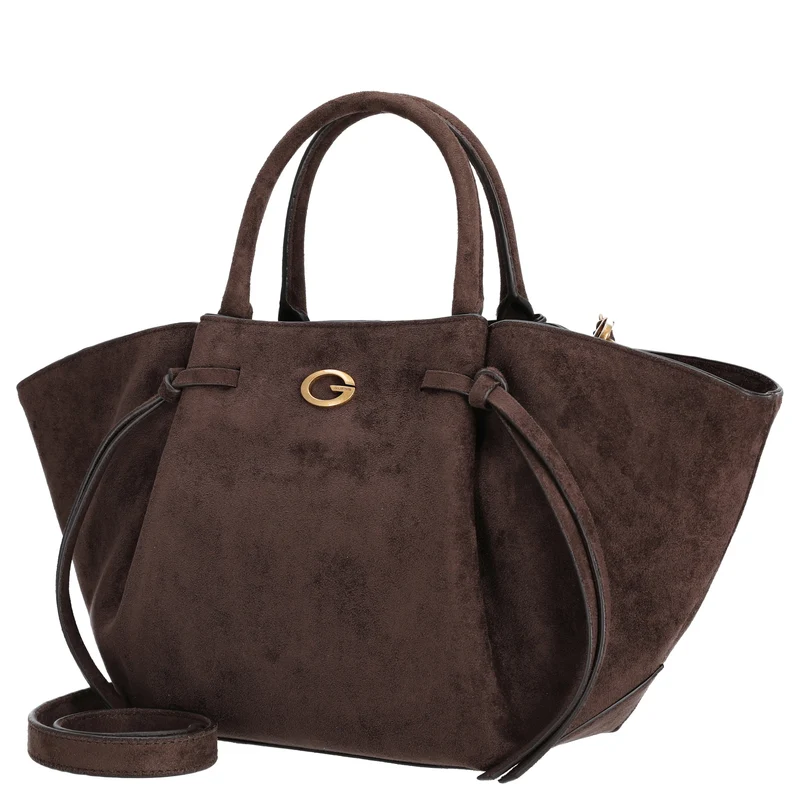 Guess Allegra Satchel - Bolso de mano 48 cm (espresso)