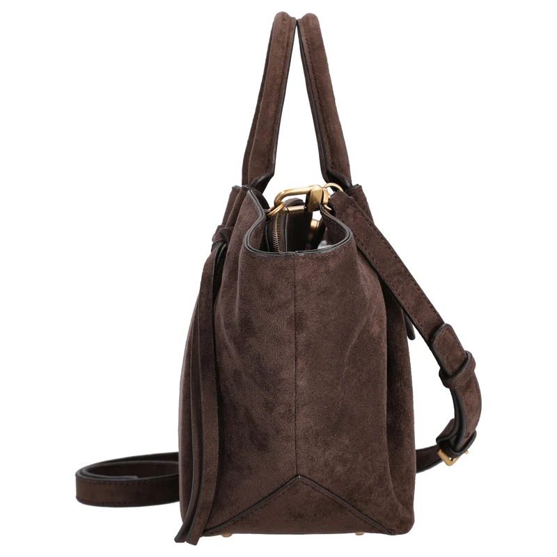 Guess Allegra Satchel - Bolso de mano 48 cm (espresso)