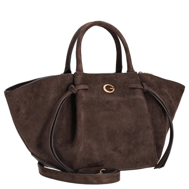 Guess Allegra Satchel - Bolso de mano 48 cm (espresso)