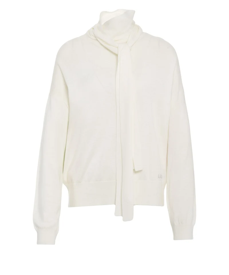 Maglia con collo a schialle