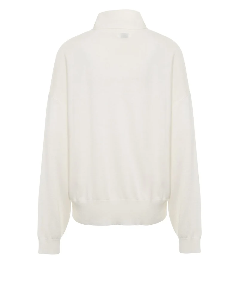 Maglia con collo a schialle