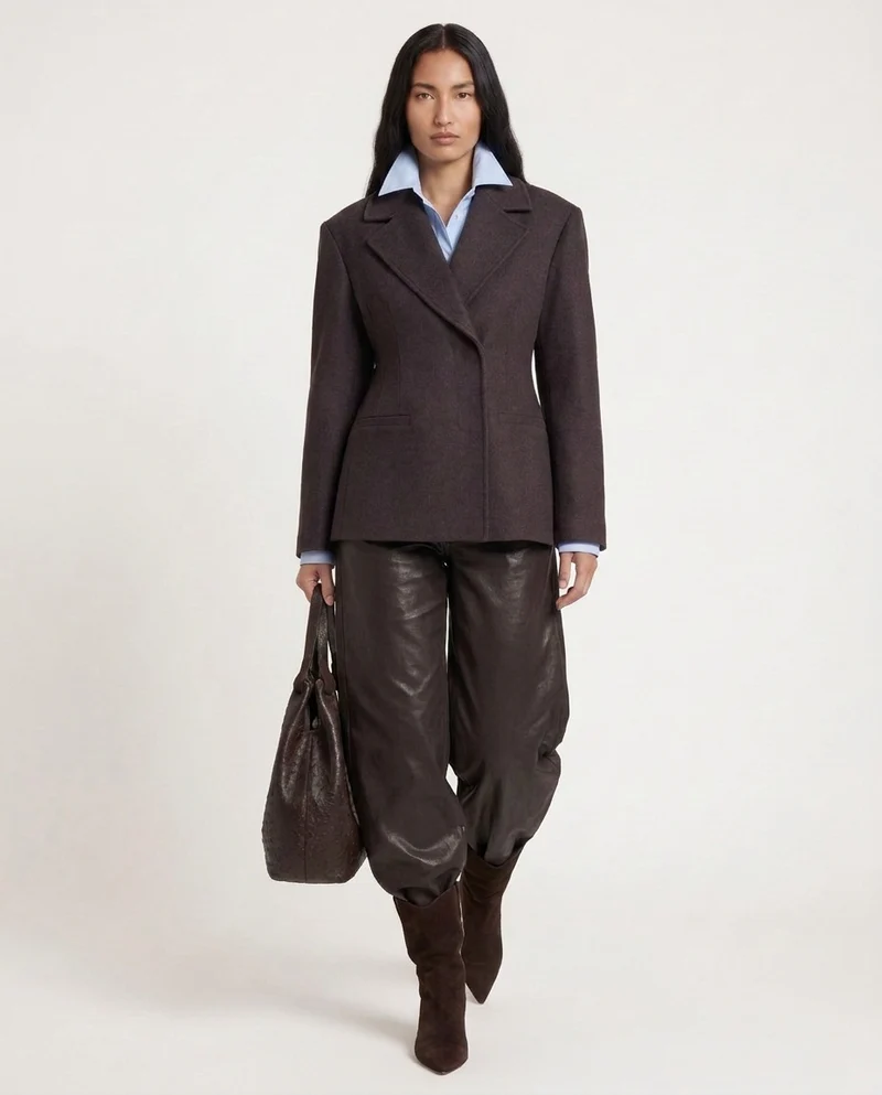 Pantaloni i ecopelle 'Good'