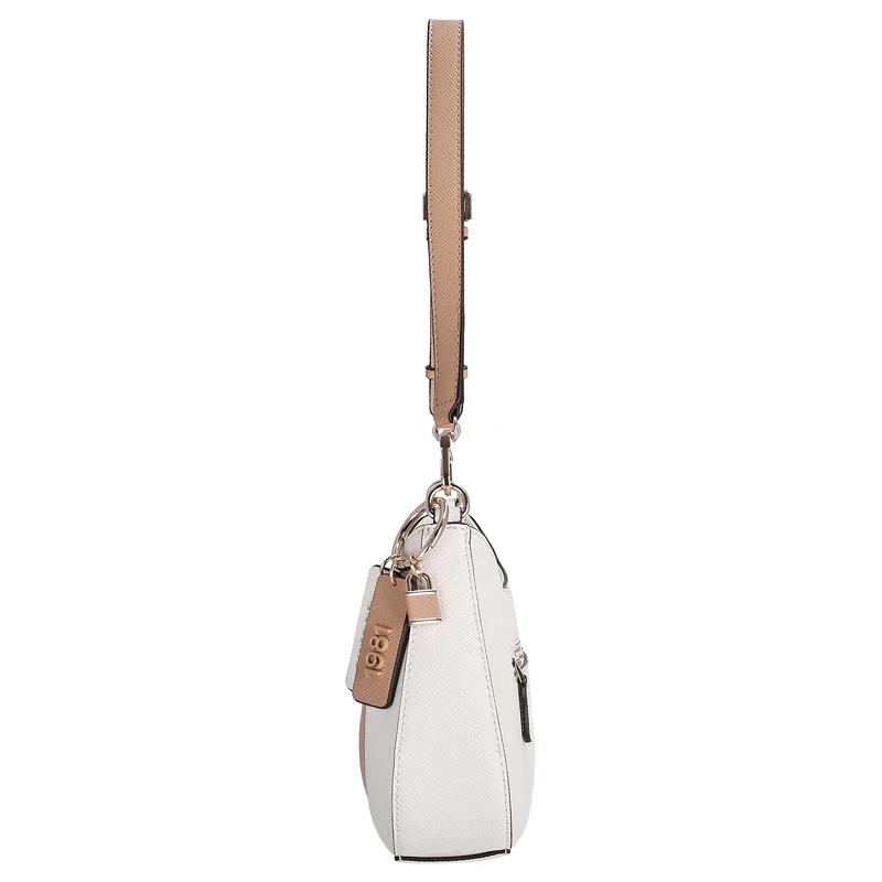 Guess Noelle II Top Zip - Bolso de hombro 28 cm (off white/beige)