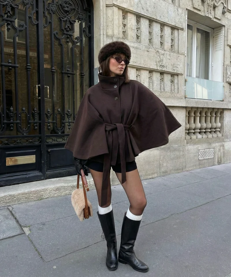 Poncho Karah Braun