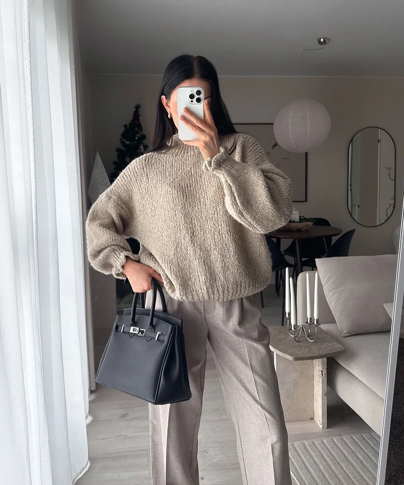 Pullover Caja Taupe