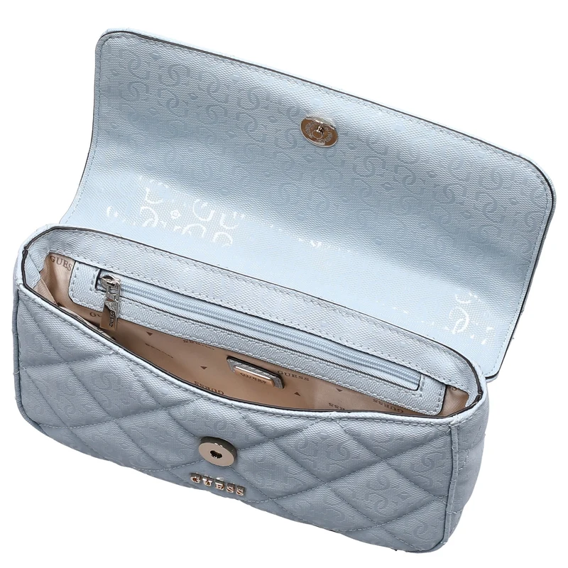 Guess Libby Flap - Bolso bandolera 23 cm (aqua)