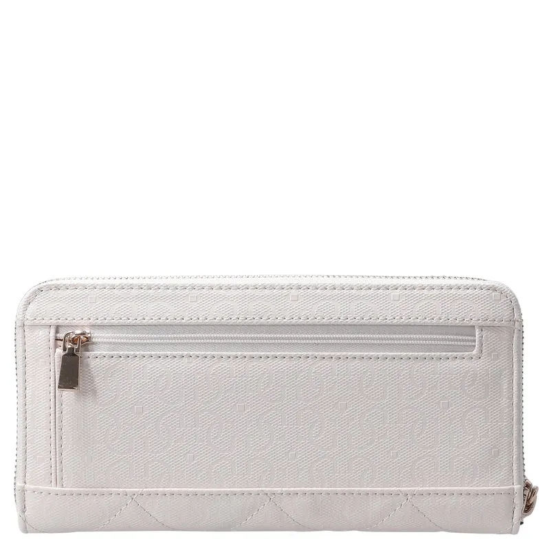 Guess Libby SLG Large - Cartera 12cc 21 cm (off white)