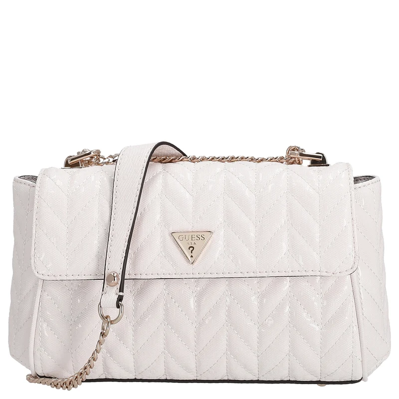 Guess Stacey - Bolso bandolera 25 cm (off white)