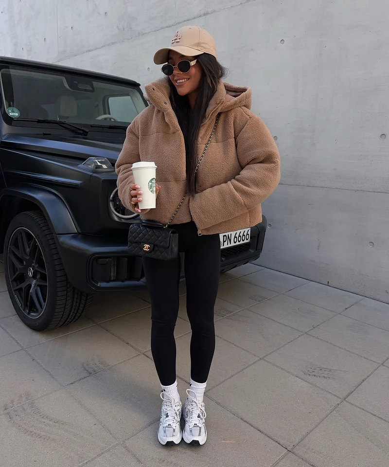 Teddy Fell Jacke Aila Camel