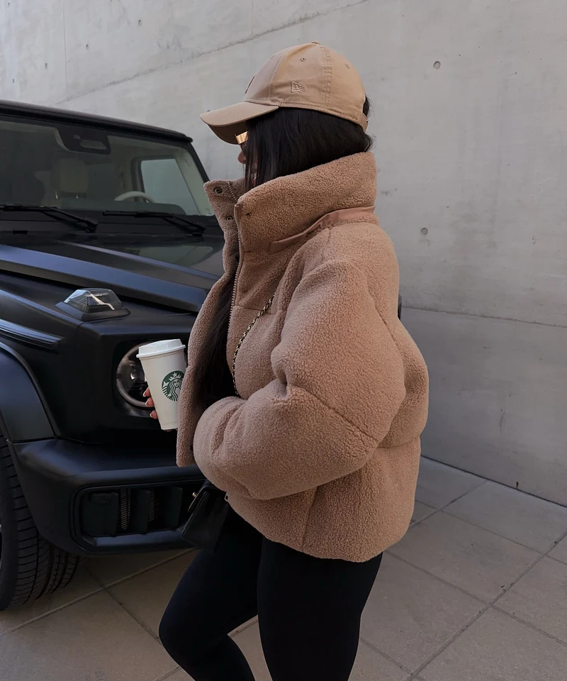 Teddy Fell Jacke Aila Camel