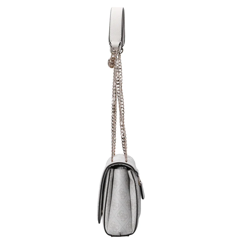 Guess Noelle II Convertible Xbody Flap - Bolso bandolera 24 cm (bone logo)