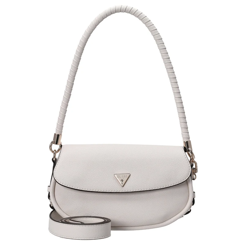 Guess Danya Flap - Bolso de hombro 25 cm (offwhite)