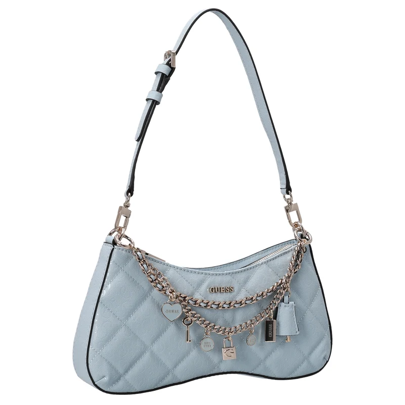Guess Libby - Bolso de hombro 30 cm (aqua)