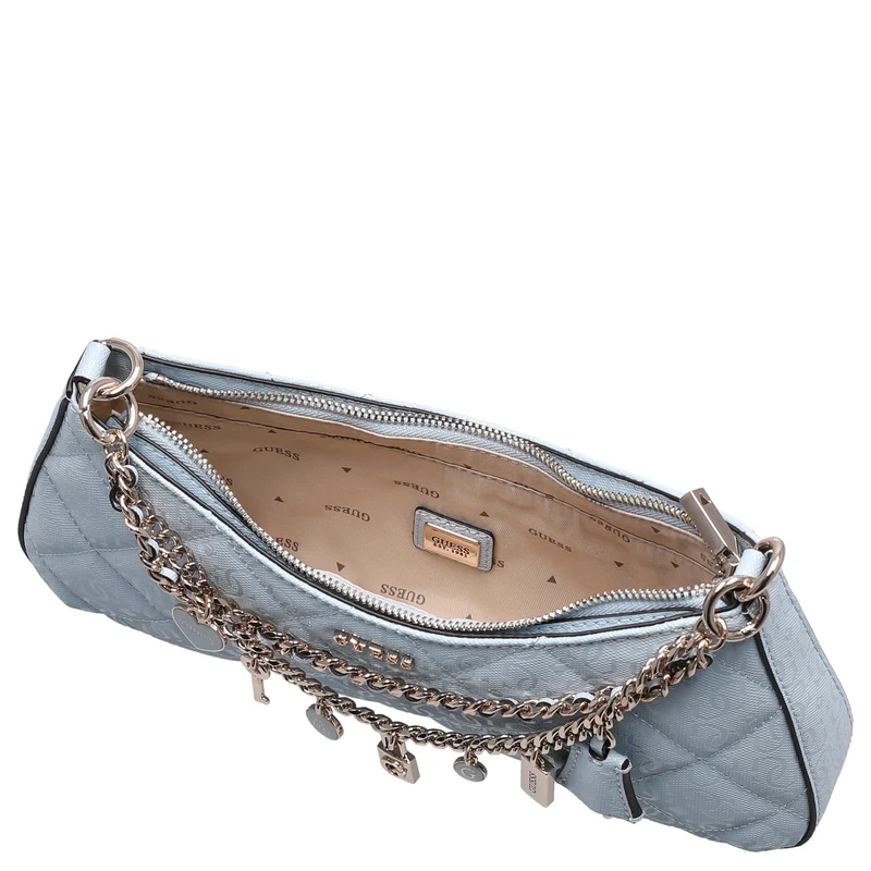 Guess Libby - Bolso de hombro 30 cm (aqua)