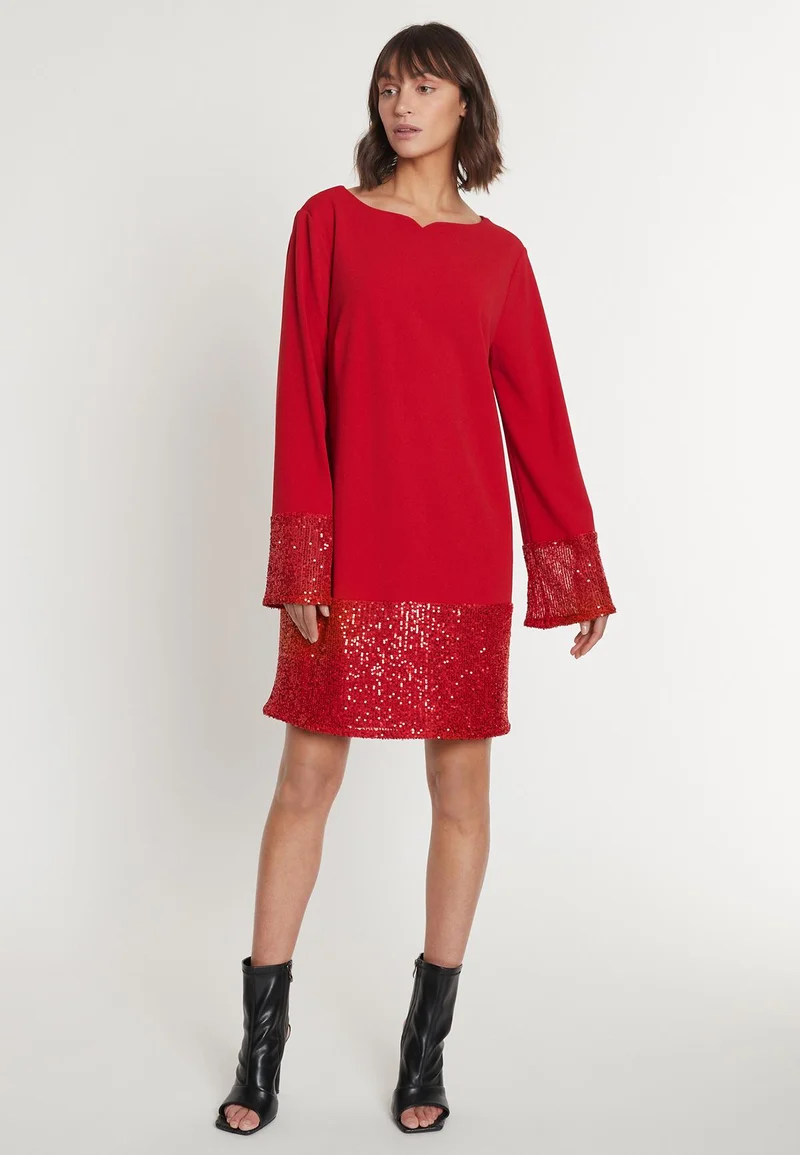Pailletten Mix Kleid Magosa