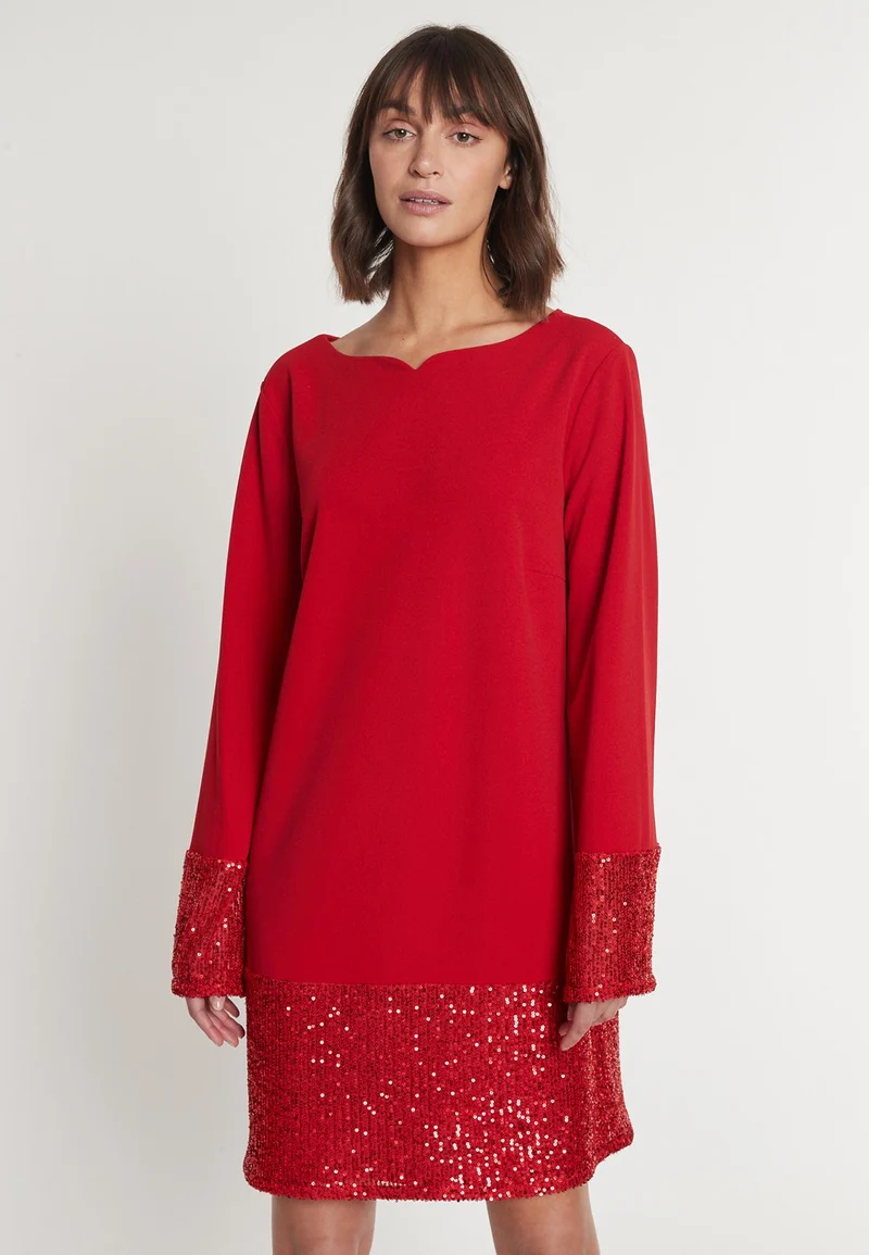 Pailletten Mix Kleid Magosa