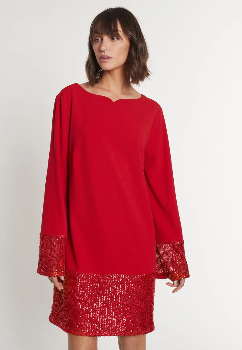 Pailletten Mix Kleid Magosa