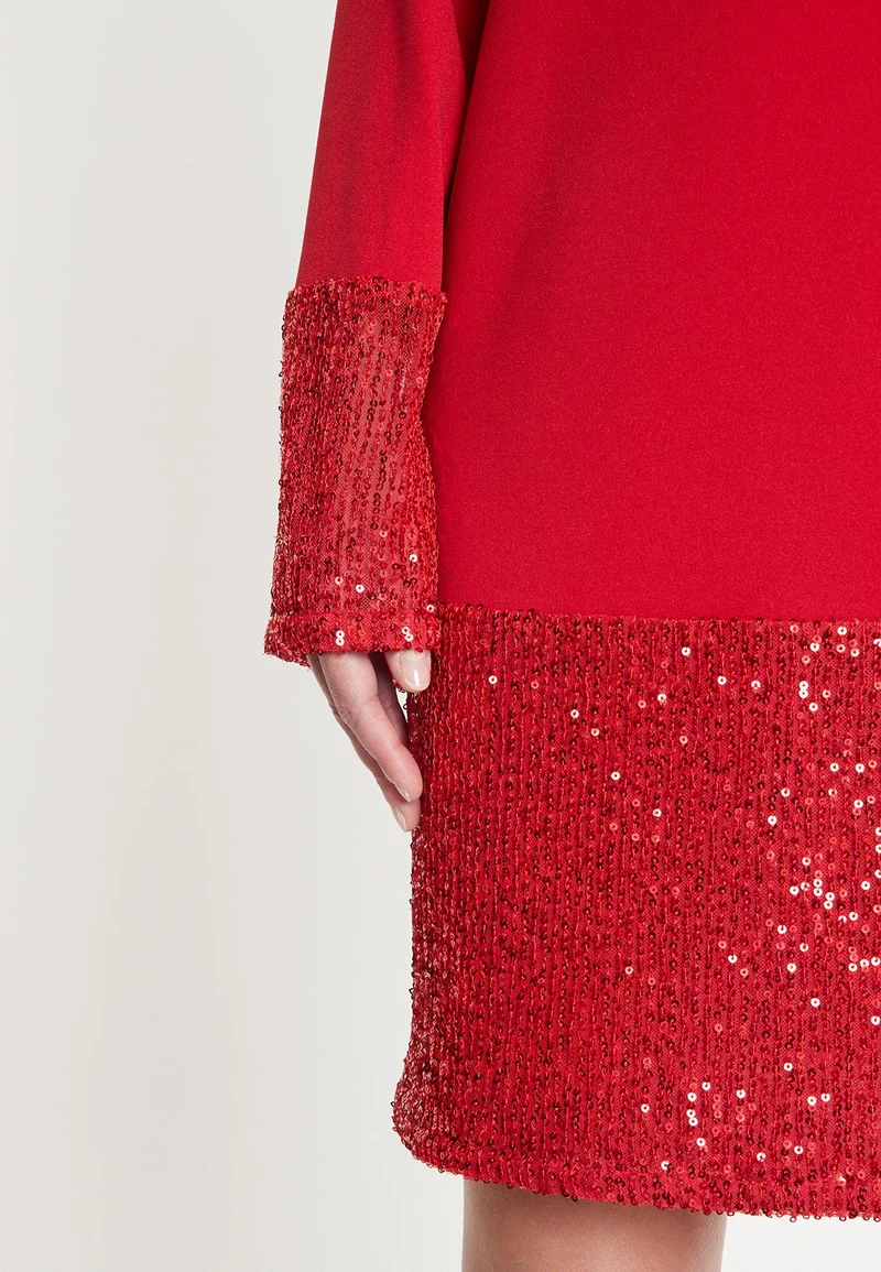 Pailletten Mix Kleid Magosa