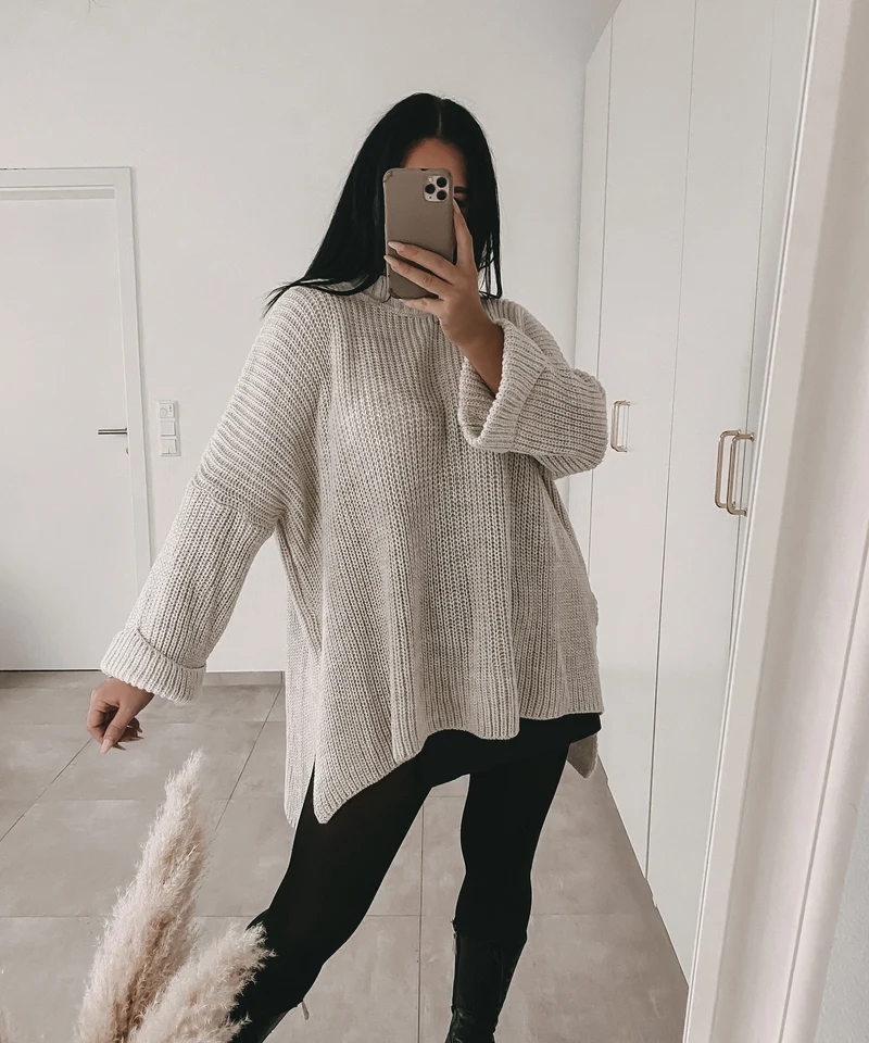Oversize Pullover Elsa Beige
