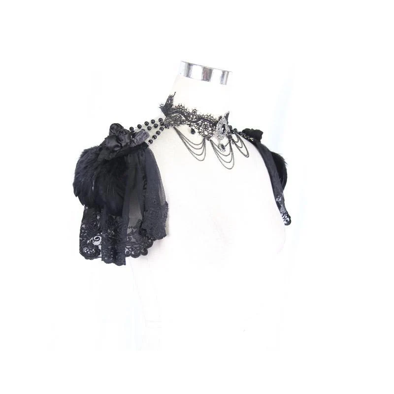 Frauen Goth Perlen Choker