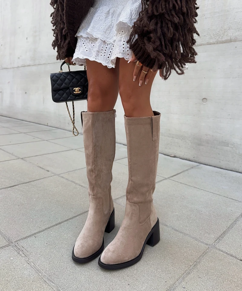 Stiefel Mena Beige