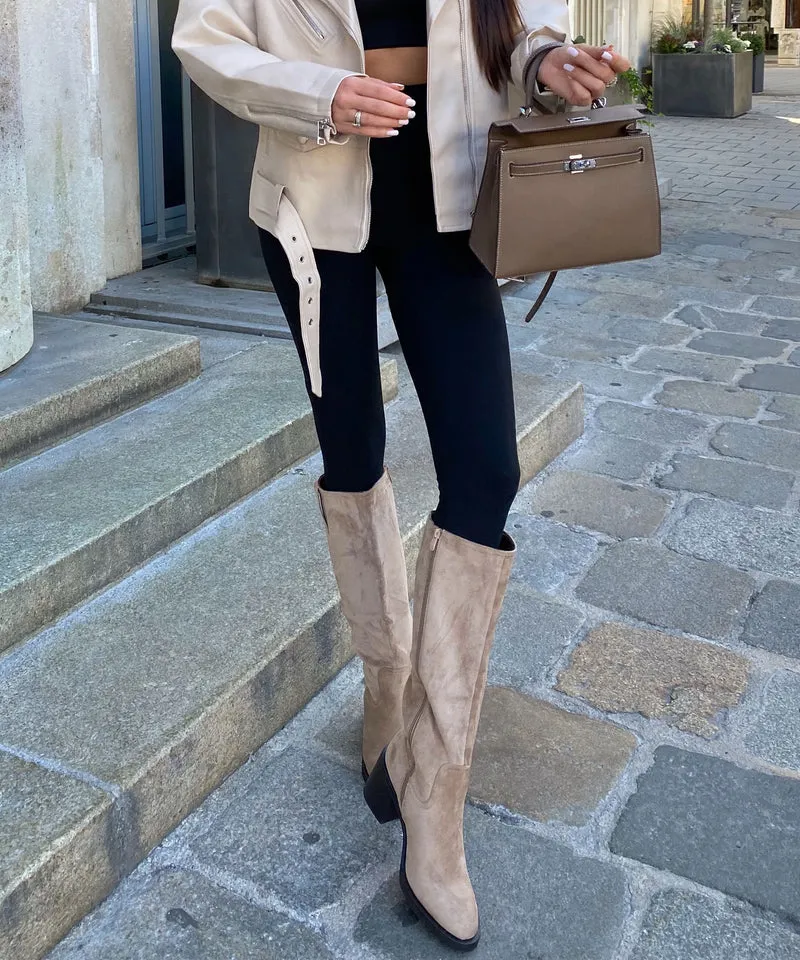 Stiefel Mena Beige