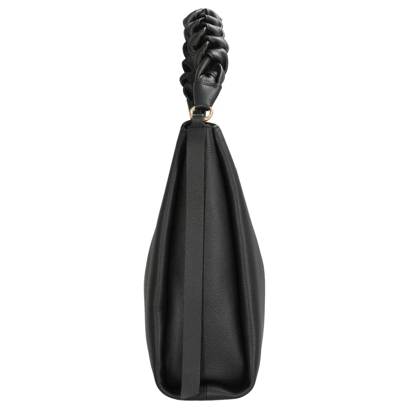 Coccinelle Boheme Grana Double - Bolso de hombro M 34 cm (noir/cognac)