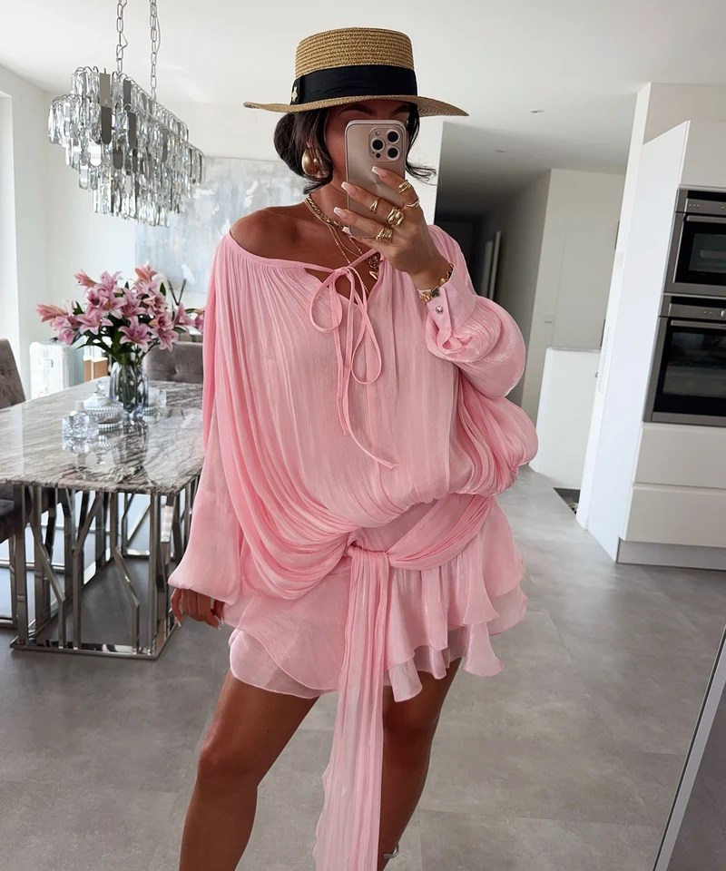 Mini Kleid Laisa Rosa
