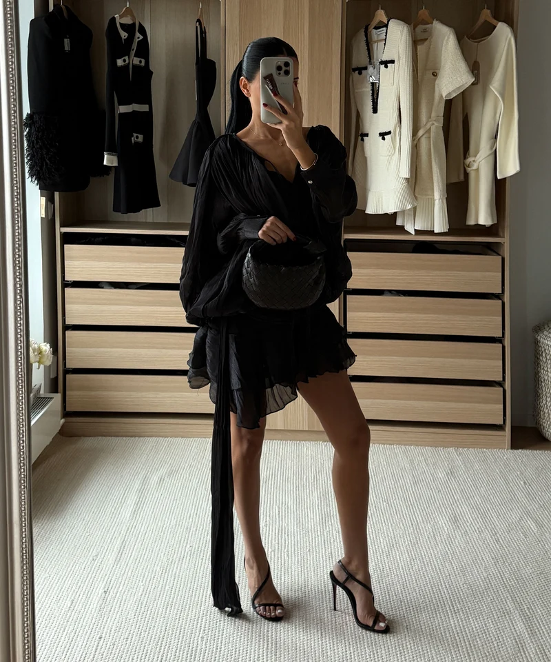 Mini Kleid Laisa Schwarz