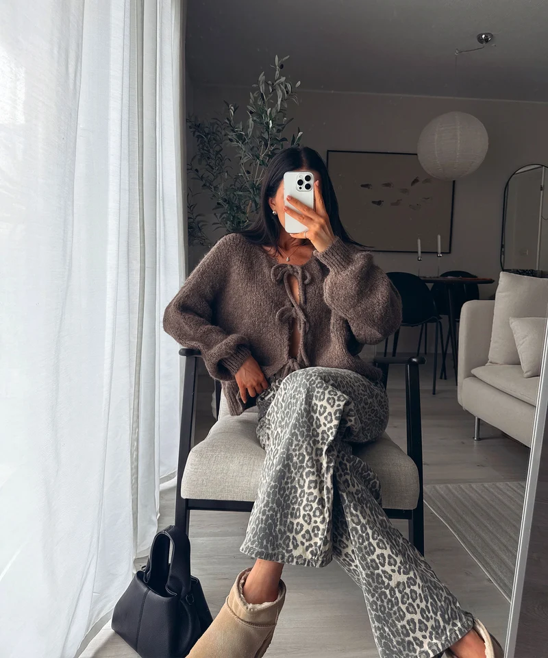 Cardigan Schleife Fia Braun
