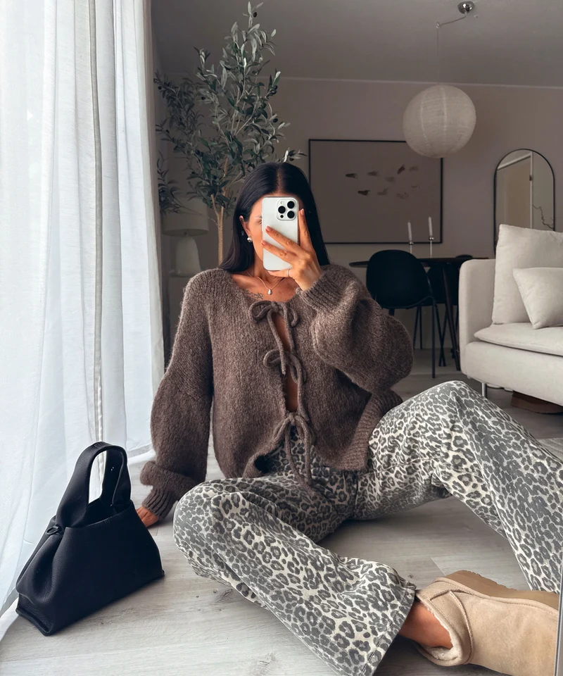 Cardigan Schleife Fia Braun