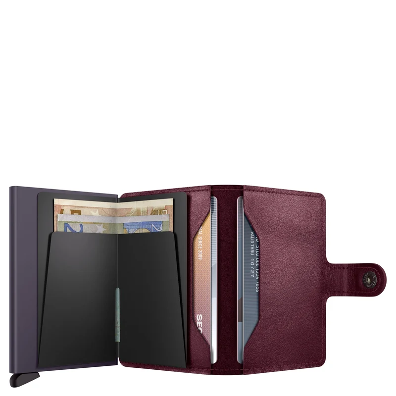 Secrid Original Miniwallet - Cartera RFID 6.5 cm (cranberry)