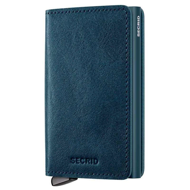 Secrid Premium Basco Slimwallet - Cartera RFID 6.5 cm (teal+)