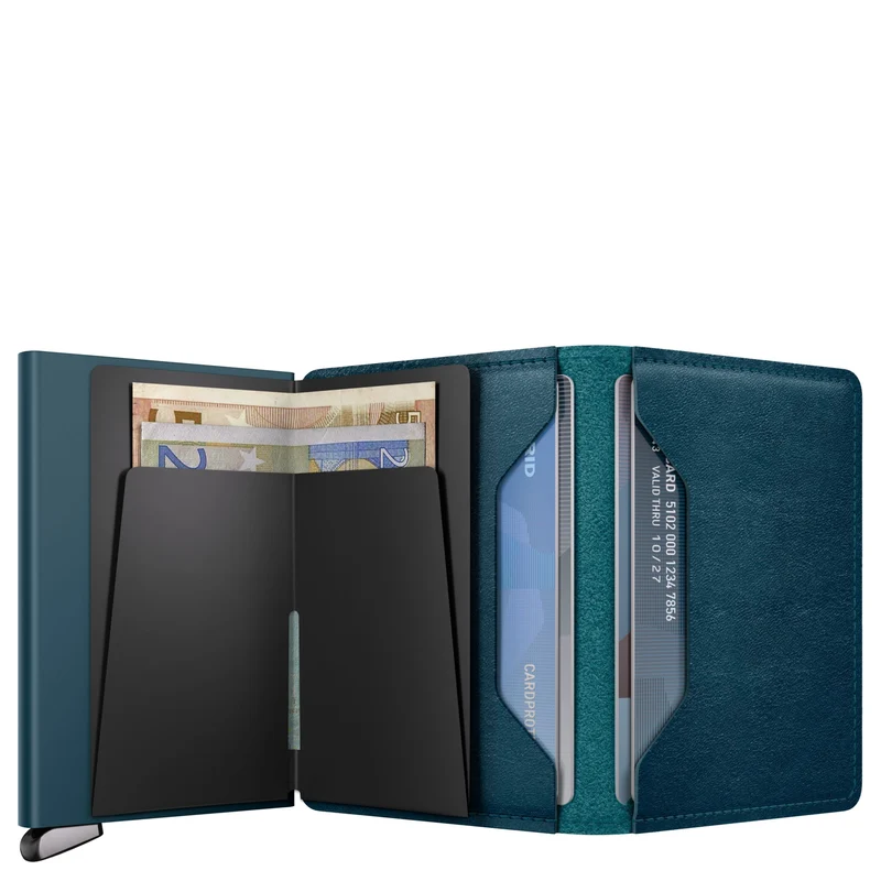 Secrid Premium Basco Slimwallet - Cartera RFID 6.5 cm (teal+)
