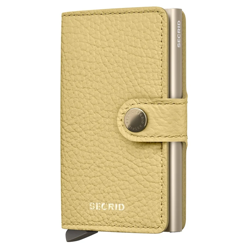 Secrid Miniwallet Pebble - Cartera 6cc 10.2 cm RFID (butter yellow)