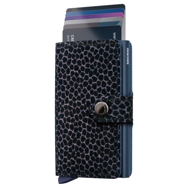 Secrid Miniwallet Giraffina - Cartera 6cc 10.2 cm RFID (blue)
