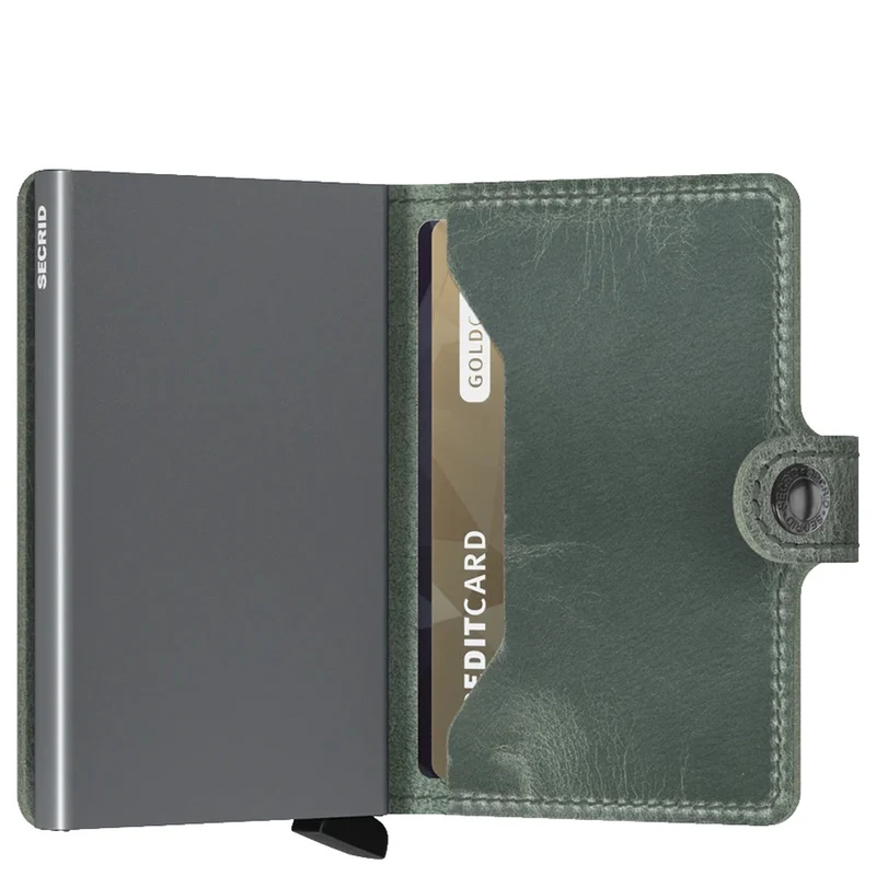 Secrid Vintage Miniwallet - Cartera RFID 6.5 cm (sage)