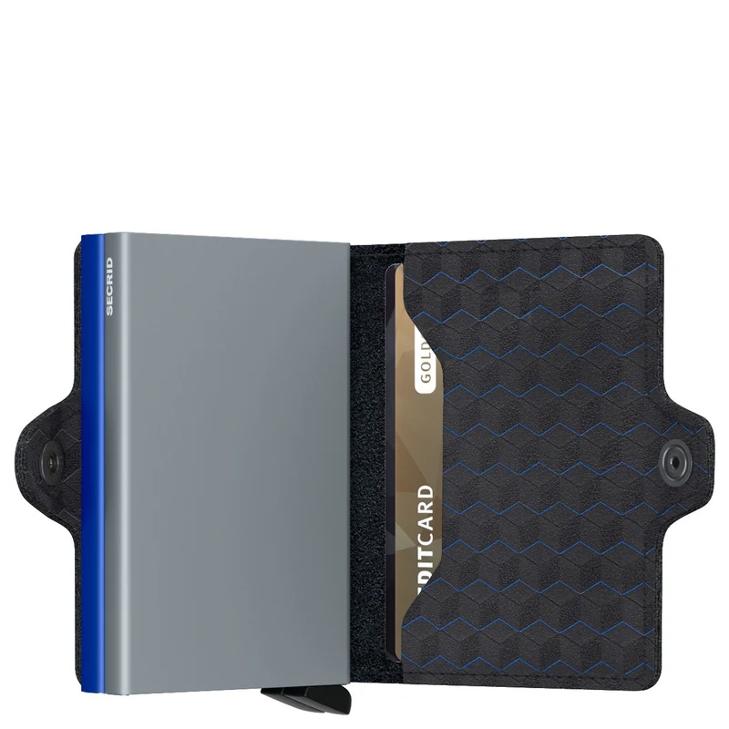 Secrid Optical Twinwallet - Cartera 16cc 10 cm RFID (titanium-blue)