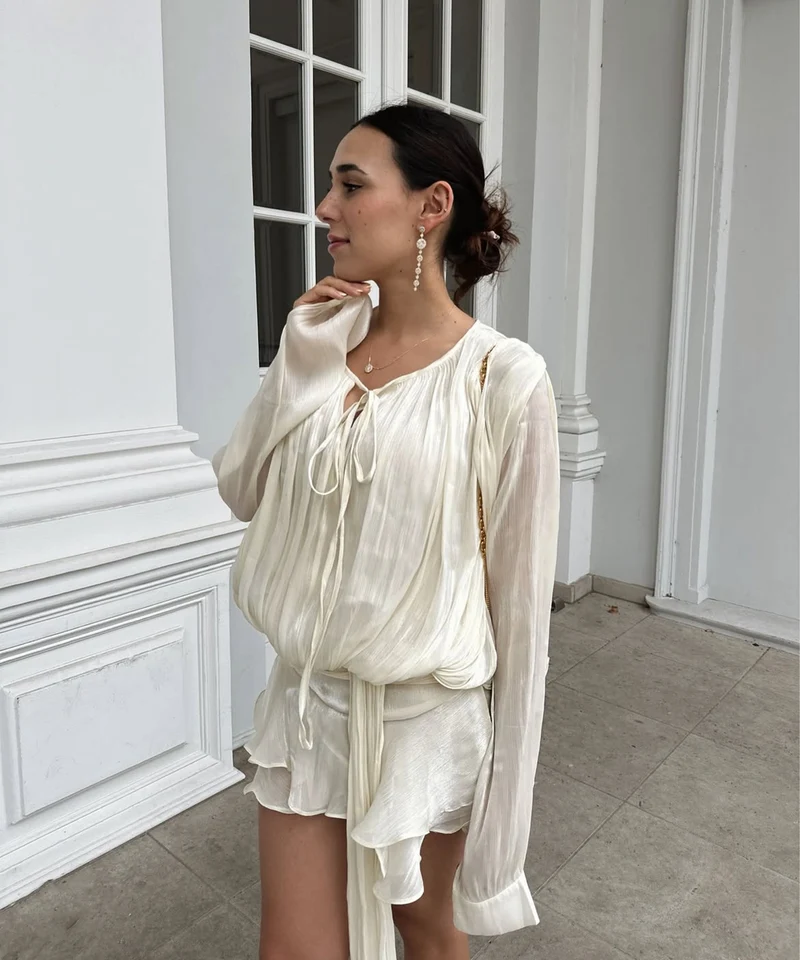 Mini Kleid Laisa Beige