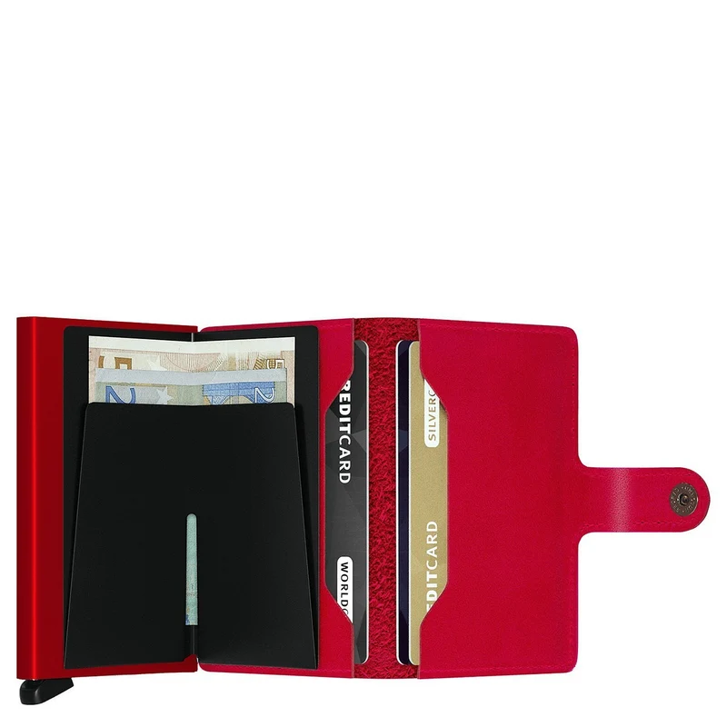 Secrid Original Miniwallet - Cartera RFID 6.5 cm (red-red)