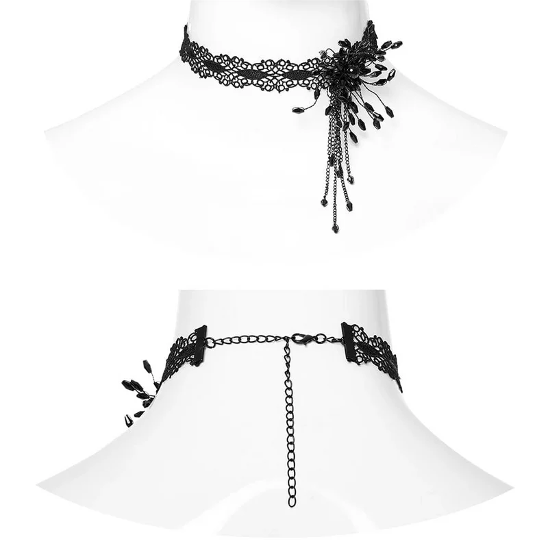 Grunge-Bikini-Set mit Kettenhalter für Damen