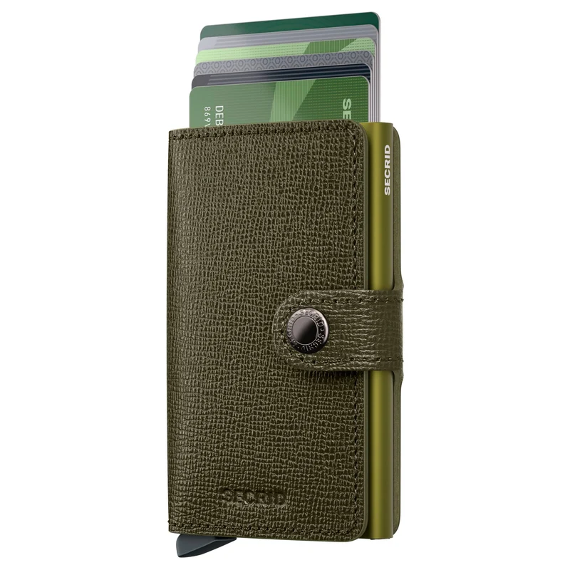 Secrid Crisple Miniwallet - Cartera RFID 6.5 cm (kelp)