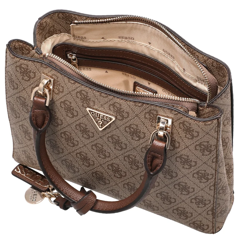 Guess Noelle ll - Bolso de mano (latte logo/brown)