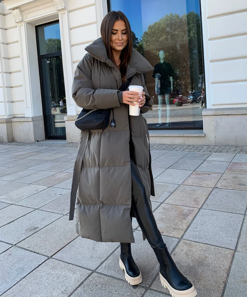 Oversize Parka Kyleih Grau