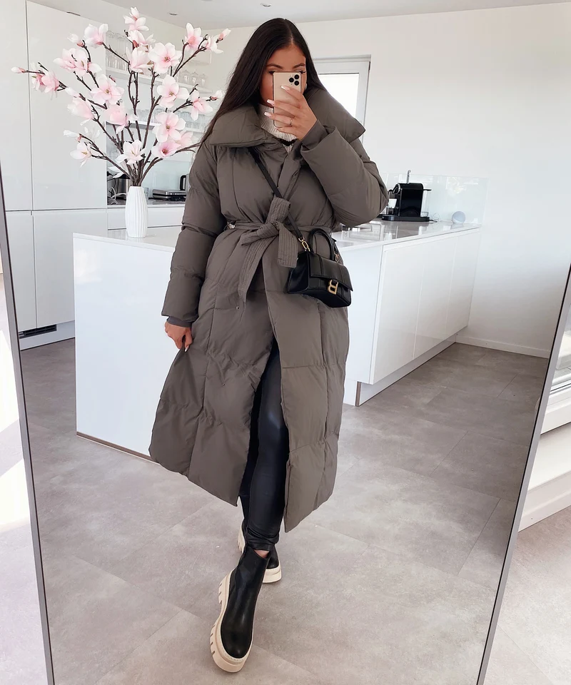 Oversize Parka Kyleih Grau