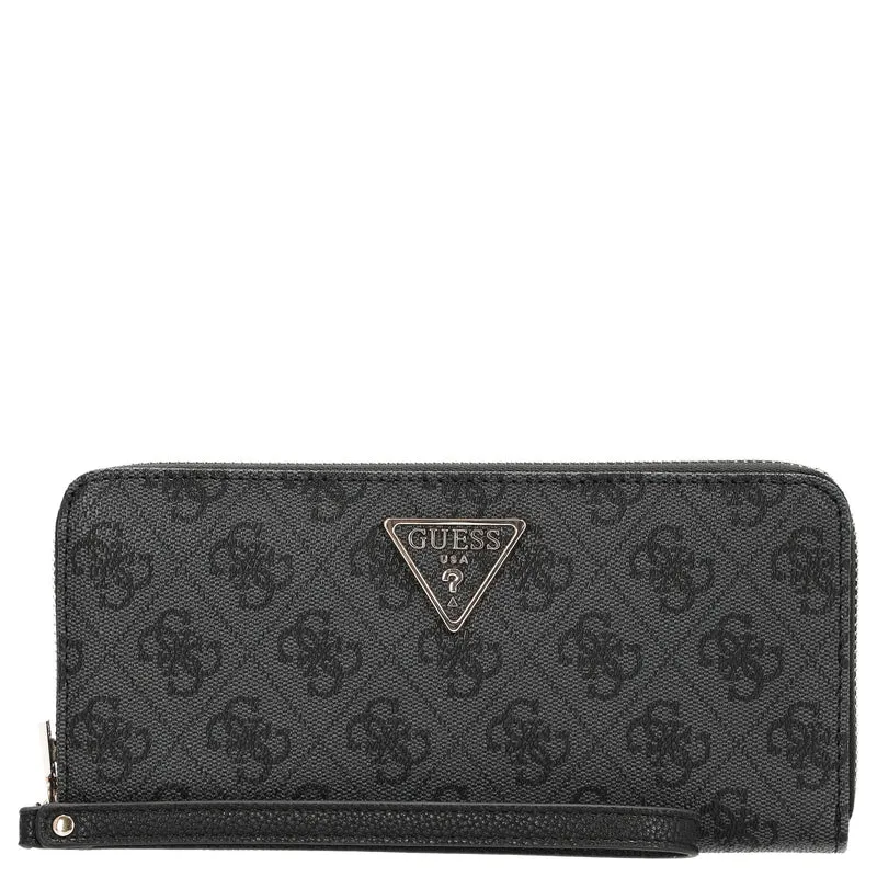 Guess Laurel II SLG Large Zip Around - Cartera 12cc 20.5 cm (coal logo)
