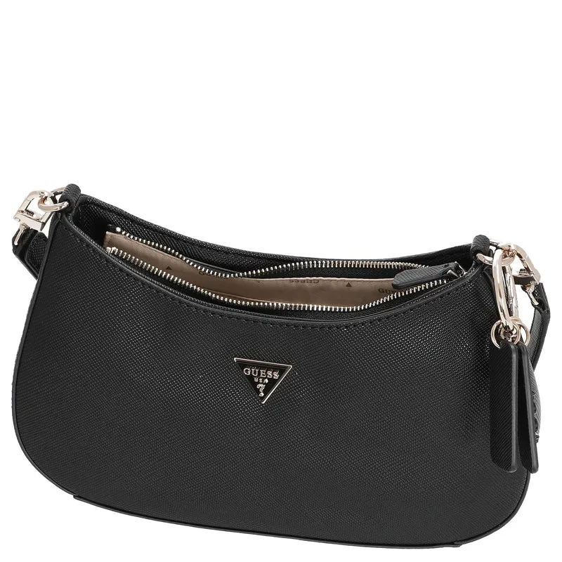 Guess Noelle II Top Zip - Bolso de hombro 28 cm (black)