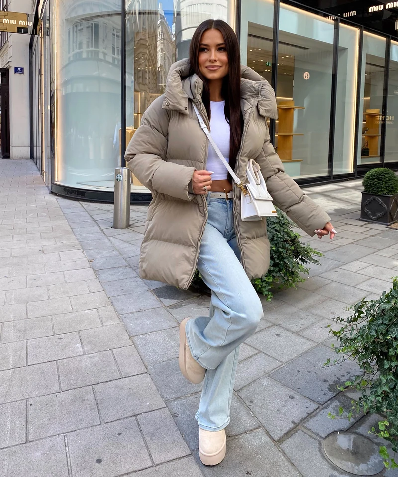 Jacke Addie Taupe