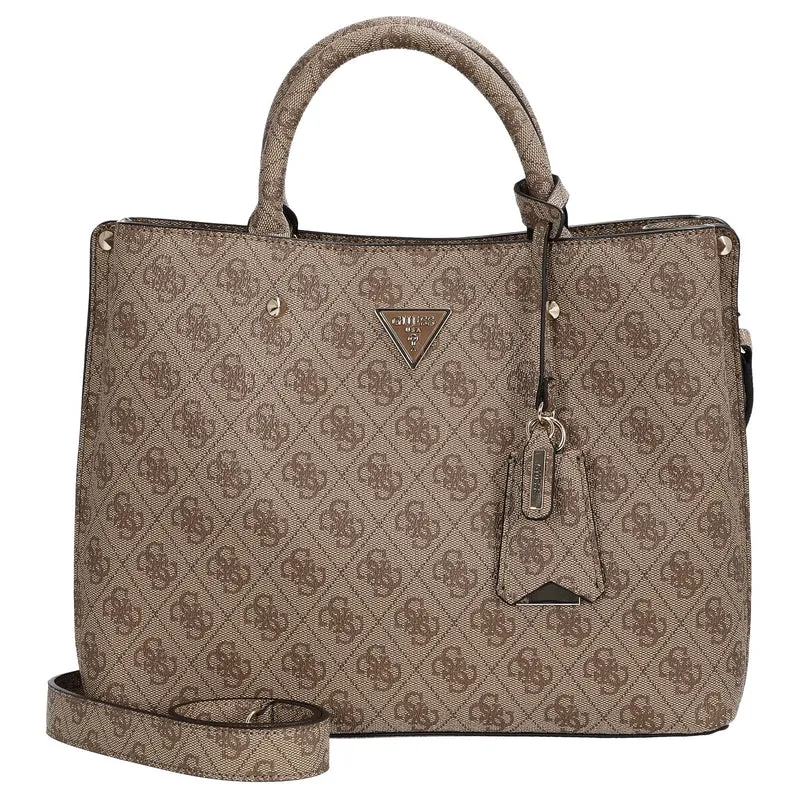 Guess Meridian II Girlfriend - Bolso de mano 30 cm (latte logo)