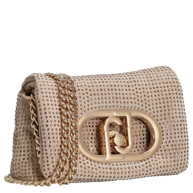 Liu Jo Lapuffy - Bolso bandolera XS 14 cm (neutro/brass gold)